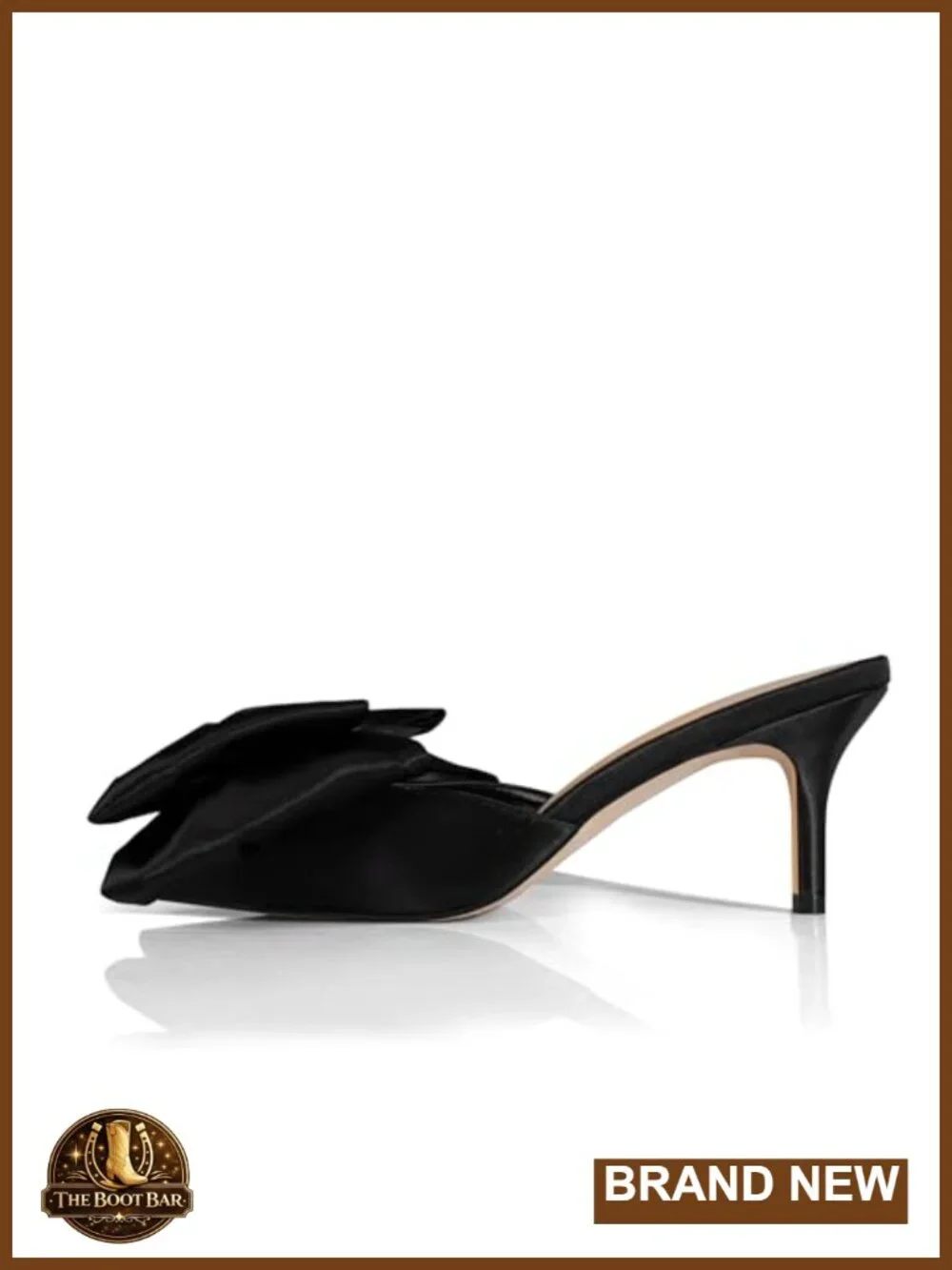 3'' High Heel Satin Mules, Pointed Toe Slip-on Stiletto Party Prom Dress Sandals